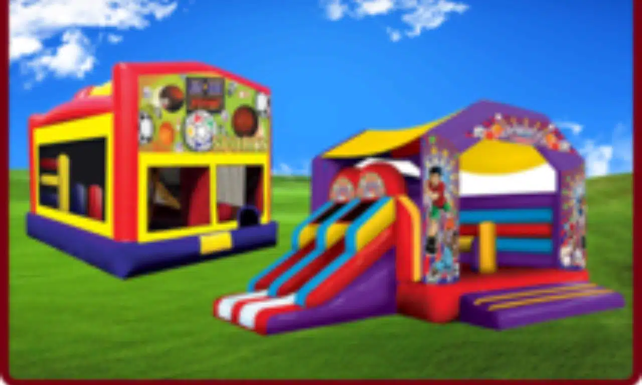Water slide and bounce house combo party rental in Buenaventura Lakes, Florida