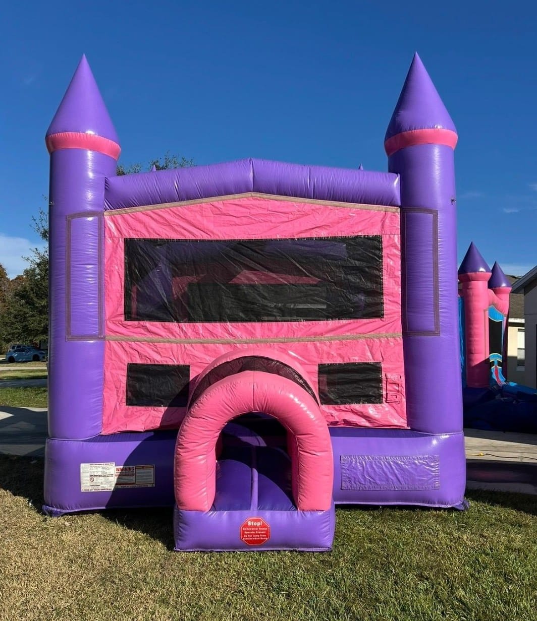 Purple castle bounce house rental Kissimmee FL