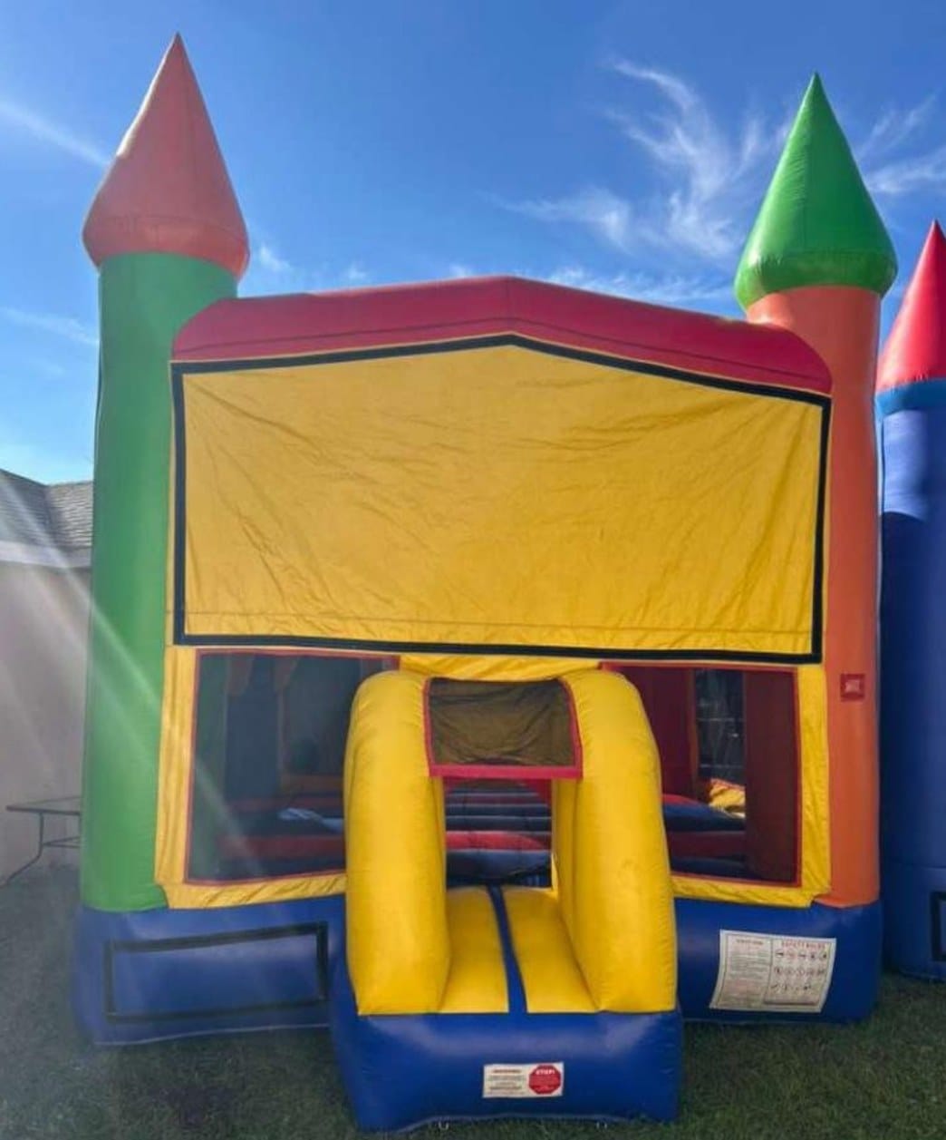 Rainbow castle bounce house Kissimmee FL